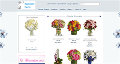 Desktop Screenshot of magellansflorist.com